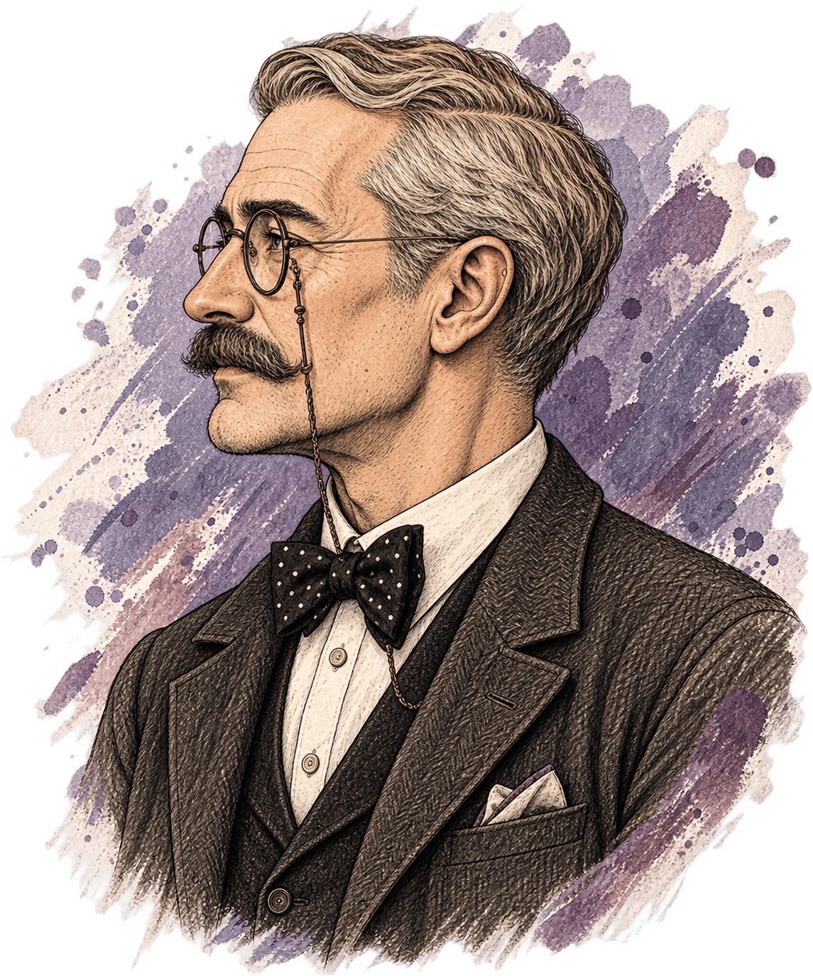 Hugo, drawn