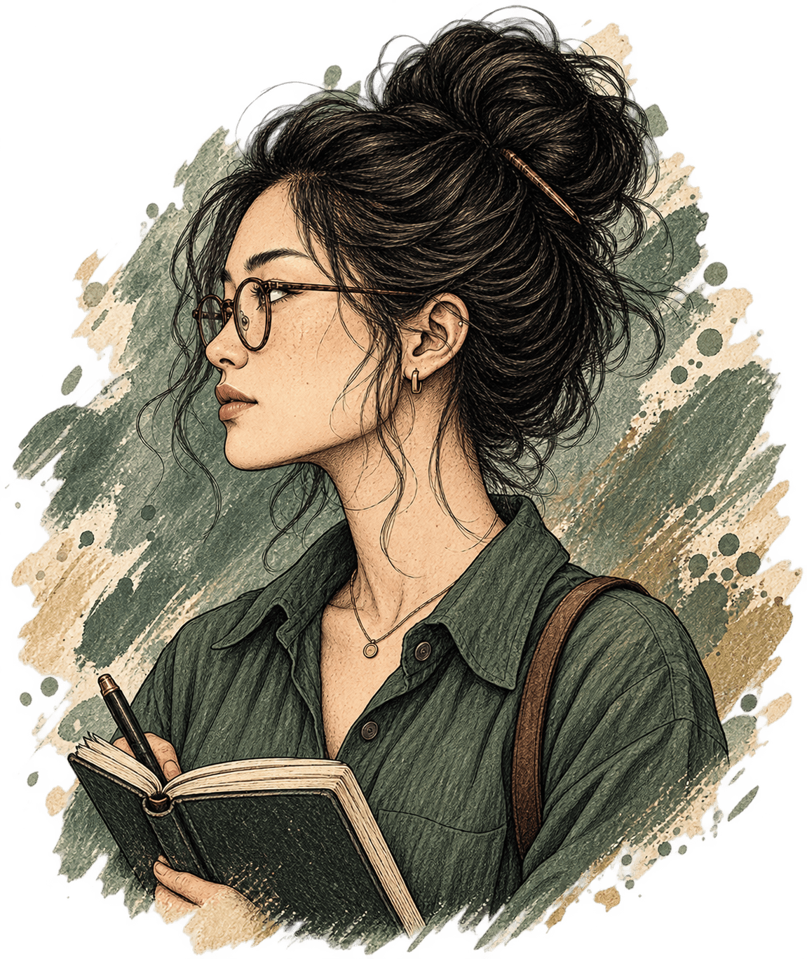 June, drawn