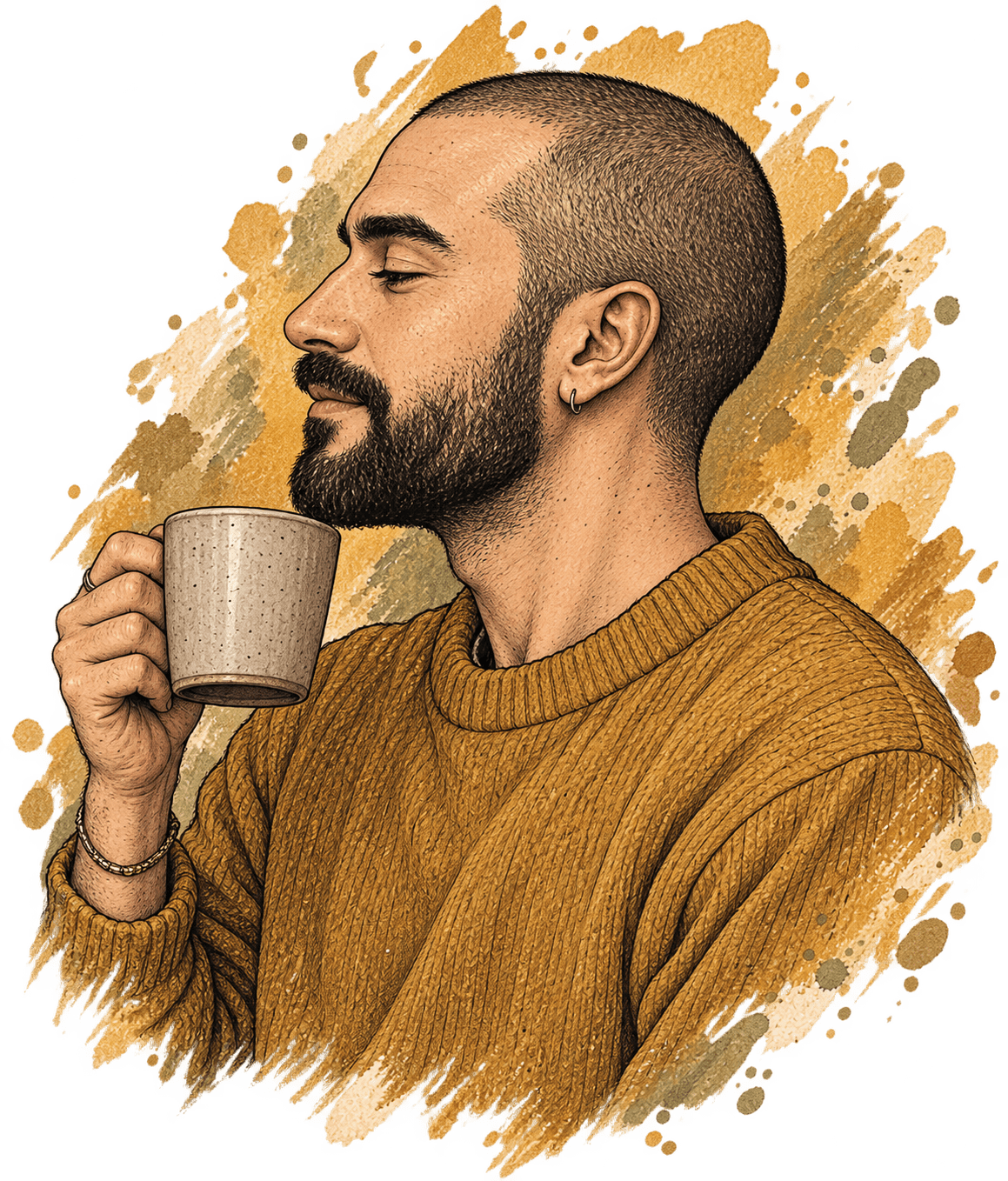 Sam, drawn